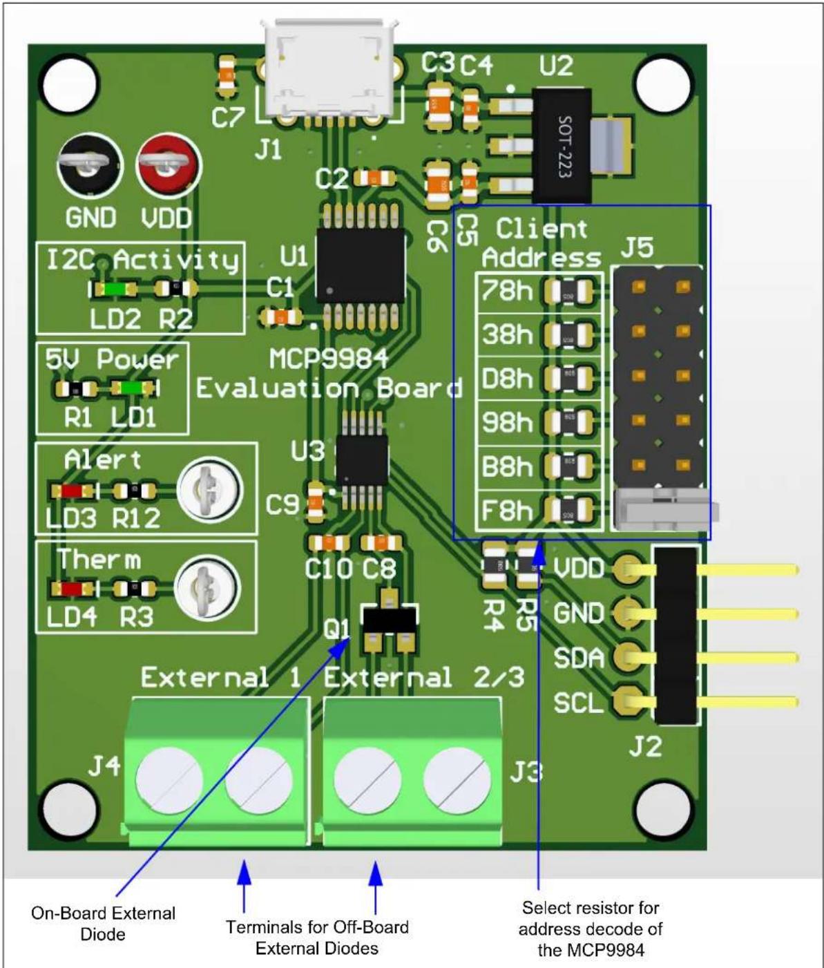 Microchip MCP9933 - Hardware Setup and Description - 2