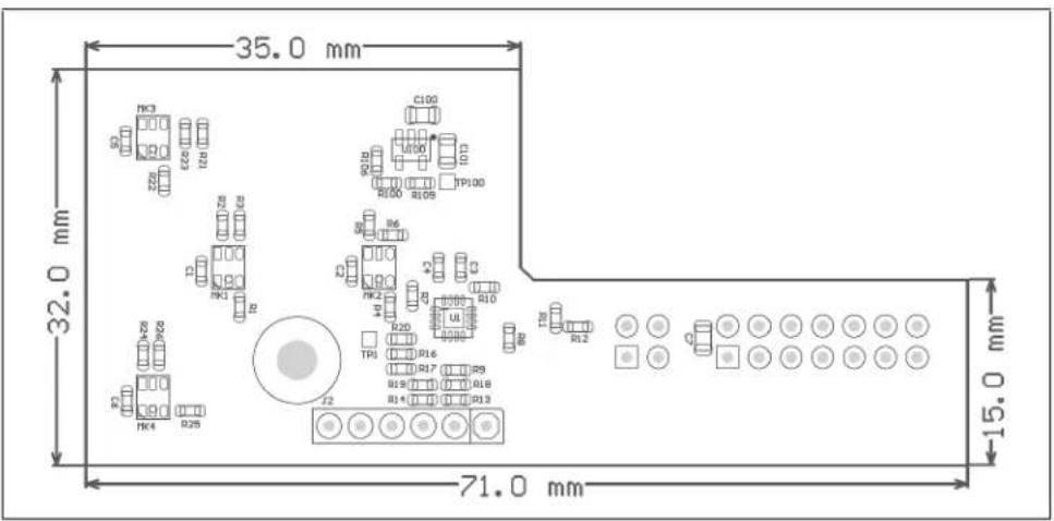 Microchip MCP6562A - B.2.1 Top View and Mechanical Dimensions - 1