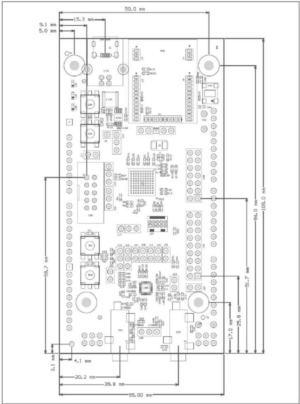 Microchip MCP6562A - TOP VIEW AND MECHANICAL DIMENSIONS - 1