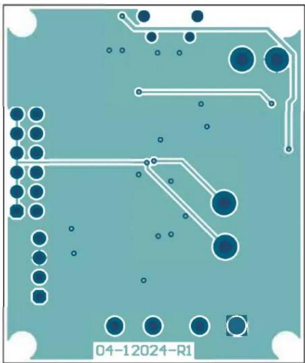 Microchip MCP9985 - BOARD - BOTTOM COPPER - 1