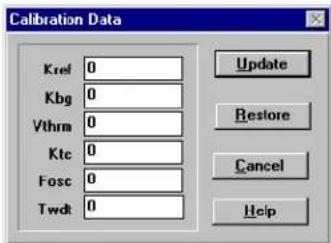 Microchip PIC16CR620A - Calibration Data - 2