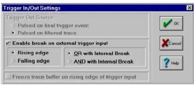Microchip PIC16CR620A - Trigger In/Out Settings - 2