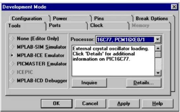 Microchip PIC16C774 - Tools - 1
