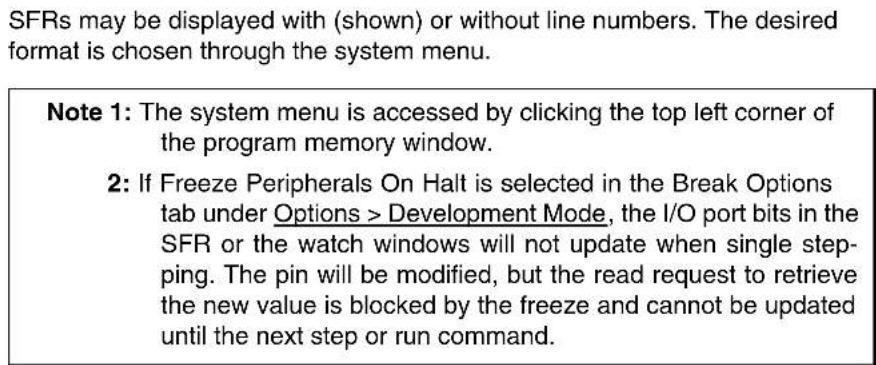 Microchip PIC17C752 - Special Function Registers - 1