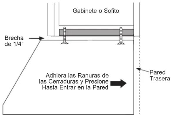 Café UVW8364SPSS - SALTEE ESTE PASO SI USARÁ UN MÉTODO DE MONTAJE DE PARED - 3
