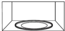 Café UVM9125STSS - Removable Turntable and Turntable Support - 1