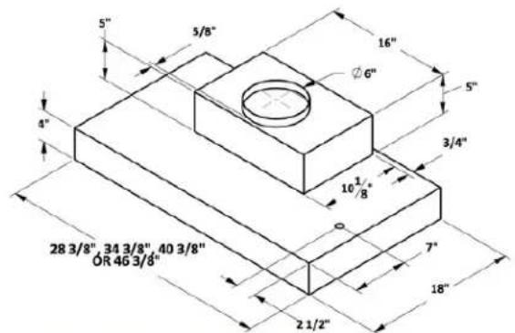 Trade-Wind VSL4601222RC - IMPORTANT: CUT-OUT INFORMATION - 1