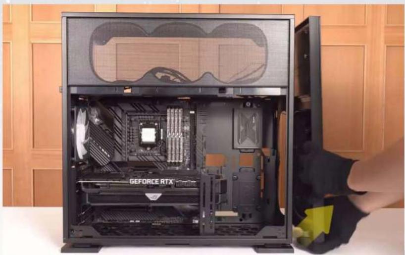 In Win N515 - Opening the Front Panel - 2