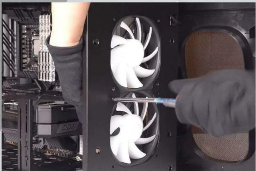 In Win N515 - Installing Front Fans - 2