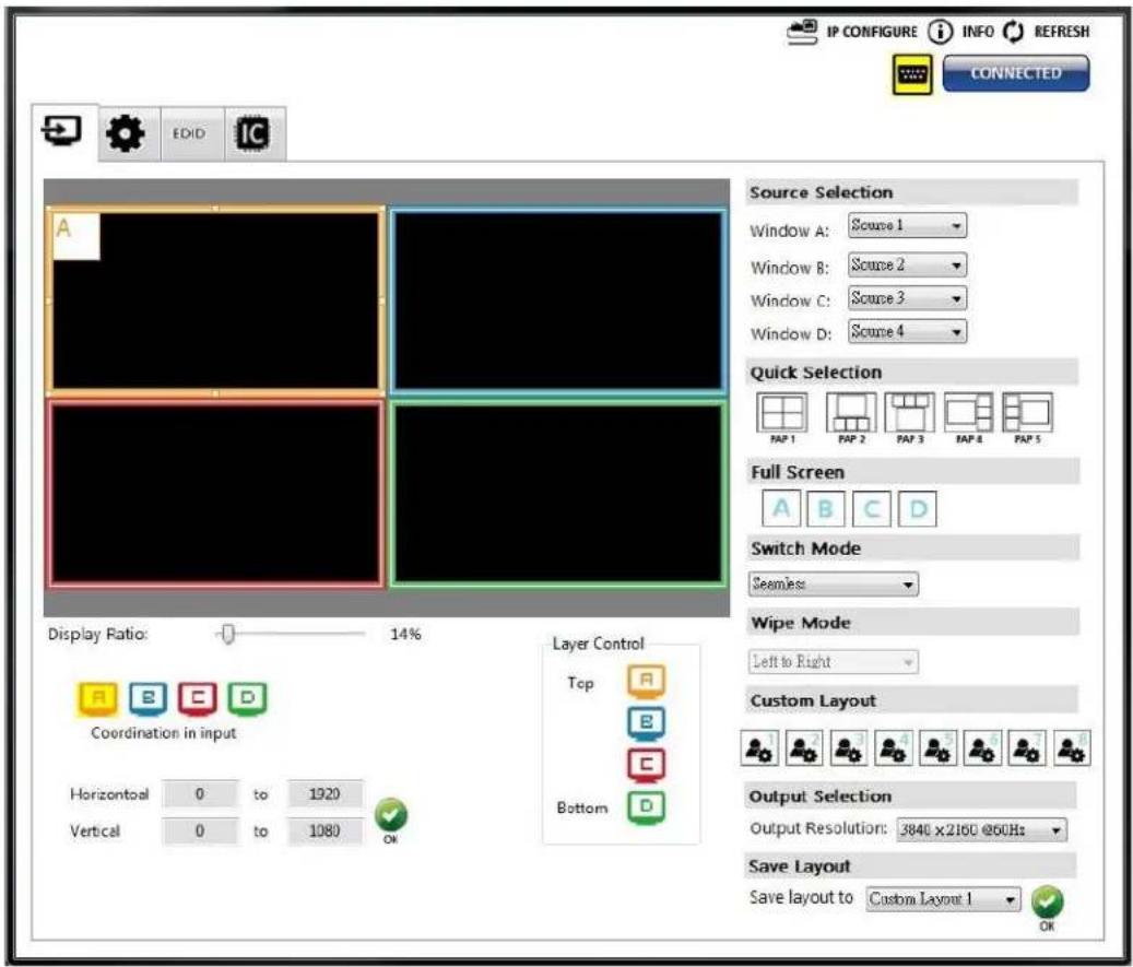 Avenview HDM2-SPLITPRO-T4K-V3 - Control through RS-232 port / Ethernet port - 2