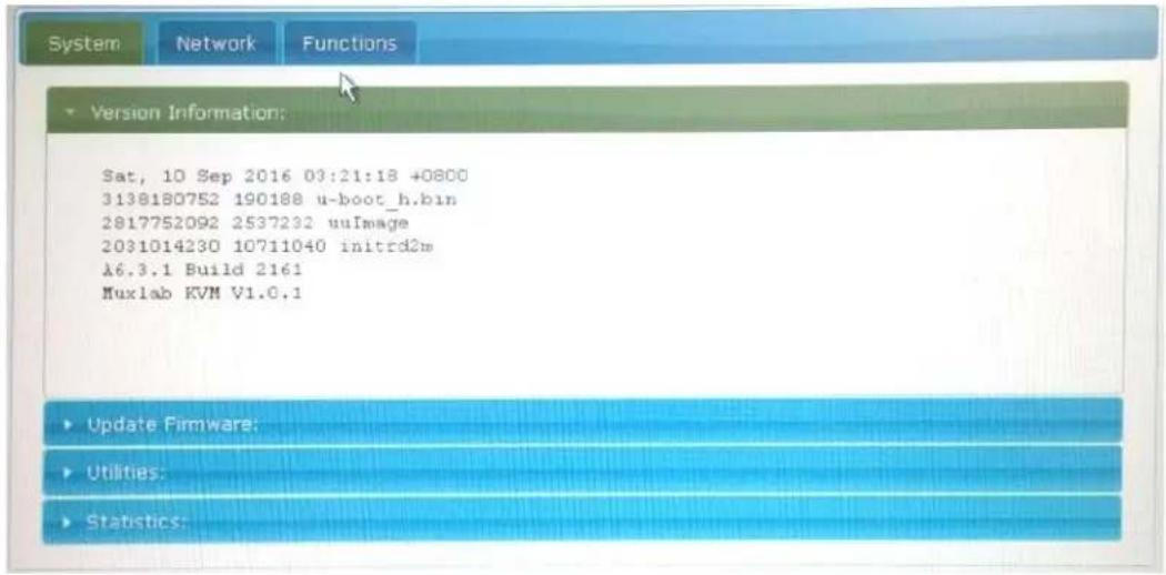 MuxLab 500770 - Firmware Version Information - 1