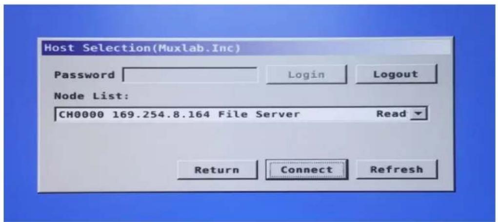 MuxLab 500770 - Login to the KVM Device - 2