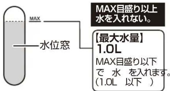 Yamazen YKU-SC1210J - ケトル に 水 を入れる - 2