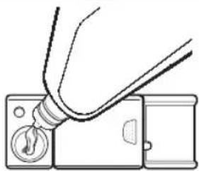 SAMSUNG DW5343TGBSL - Filling the rinse aid reservoir - 5