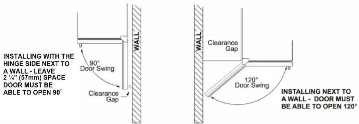 Equator BR 476 - Installation Spacing Requirements - 2