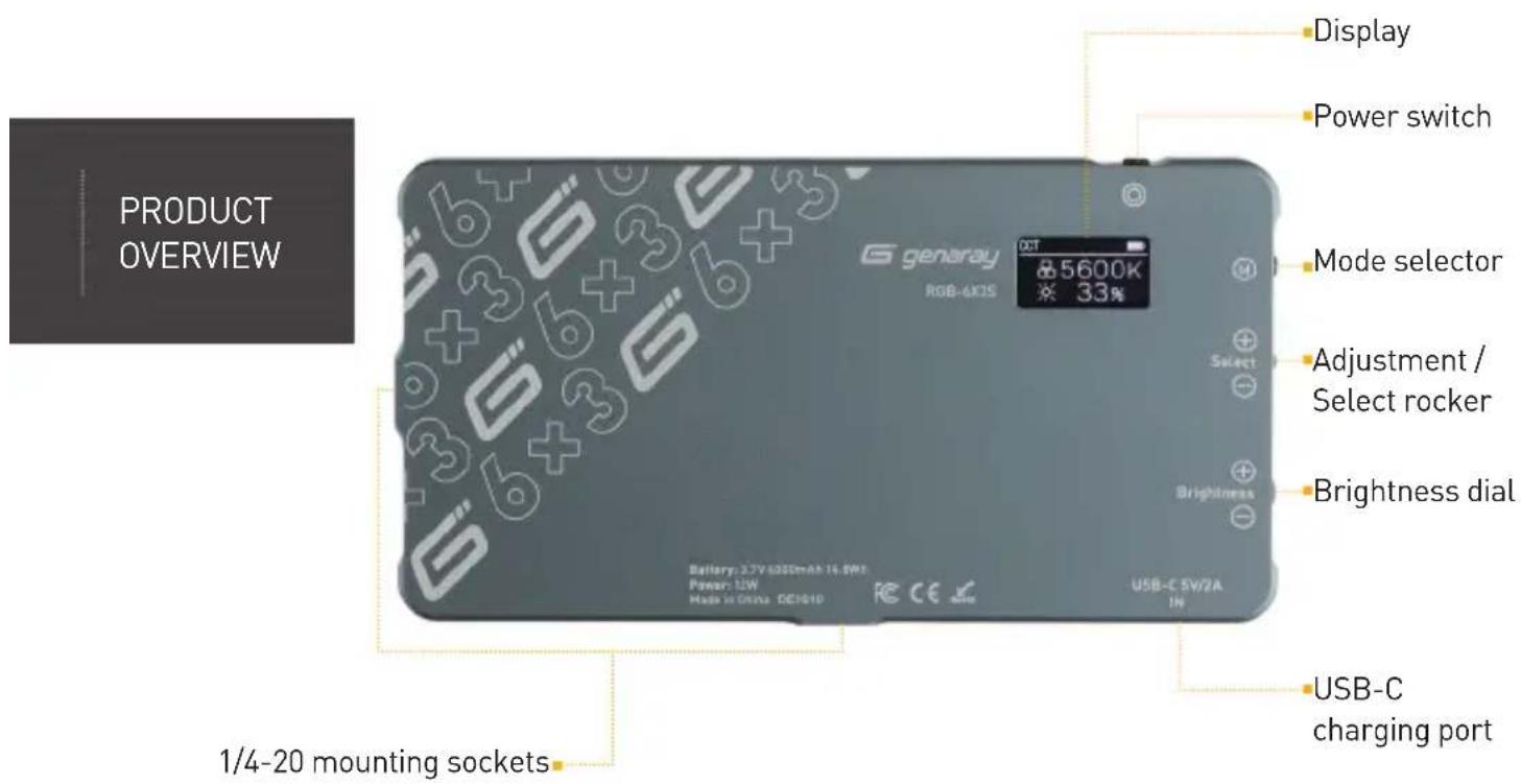 Genaray RGB-11X7L - PRECAUTIONS - 3