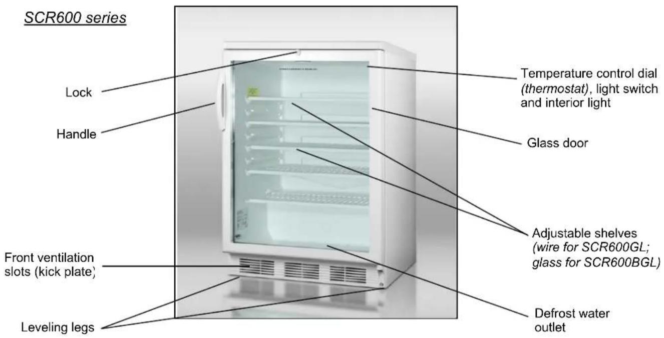 Accucold FF6LW7NZ - Location of Parts - 3