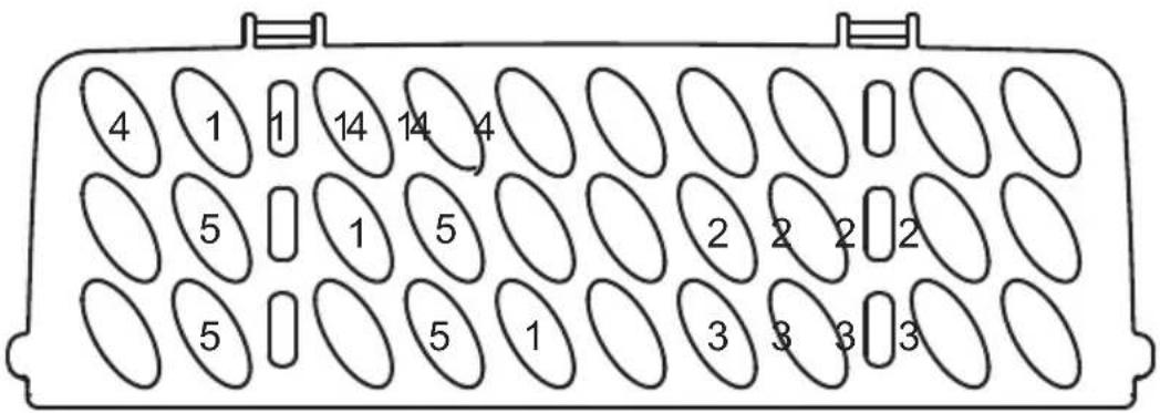 MIDEA JHDW143BK - 3.Cutlery basket: - 1