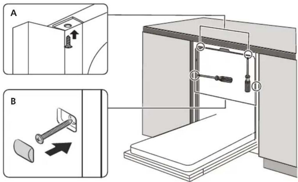 MIDEA JHDW143BK - Step 4. Dishwasher installation steps - 2