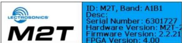 Lectrosonics M2T-X - About - 1