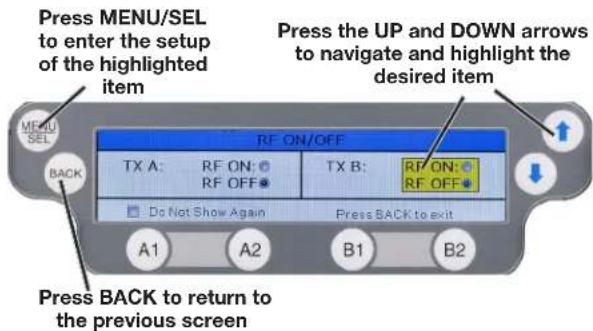 Lectrosonics M2T-X - Navigating the Menus - 2