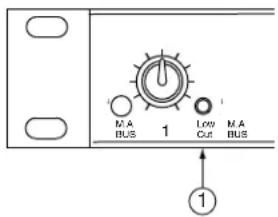 Bogen CAM8Pro - Low Cut Switch - 1