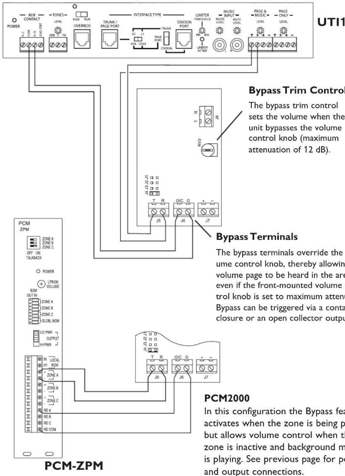 Bogen BUFEX - Bypass Connection Examples - 1