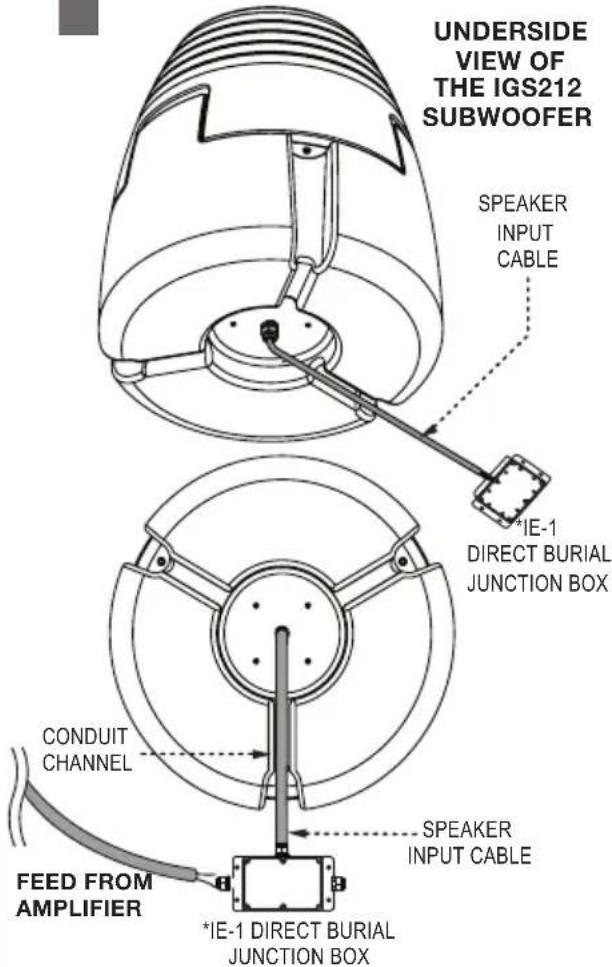 NEAR IGS212M - In-ground Installation and Connection of IGS212 Subwoofer - 1