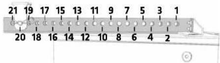 21 19 17 15 13 11 9 7 5 3 1 20 18 16 14 12 10 8 6 4 2