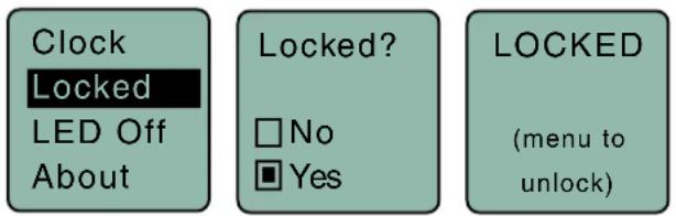 Lectrosonics SMDWB-E06-B1 - Locking/Unlocking Changes to Settings - 1