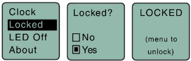Lectrosonics SMDWB-E07 - Locking/Unlocking Changes to Settings - 1