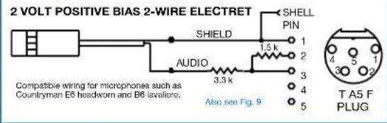Lectrosonics SMDWB-E07 - Compatible Wiring for Both Servo Bias Inputs and Earlier Transmitters: - 1