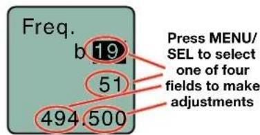 Lectrosonics SMDWB-E07 - Selecting Frequency - 2