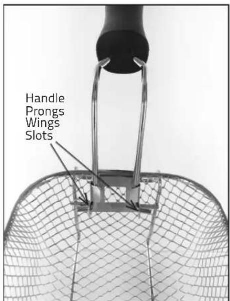 Chefman RJ07-3SS-T - ASSEMBLING THE FRYER BASKETS HANDLES - 2