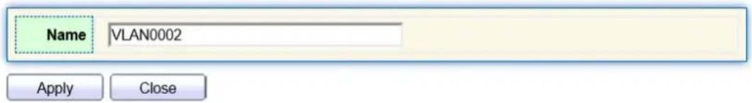 AIRLIVE WEB-10TX800 - Edit VLAN Name - 1