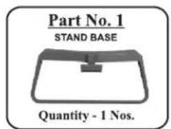 PHILIPS 20PFL3931 - Stand Assembly - 20", 22", 24", 32" & 39" - 1