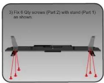 PHILIPS 20PFL3931 - Stand Assembly - 50" - 2