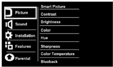 PHILIPS 20PFL2139 - Manually adjust picture setting - 1
