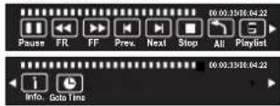 PHILIPS 32PFL3439 - Music, Photo, video, text mode control menu bars - 2