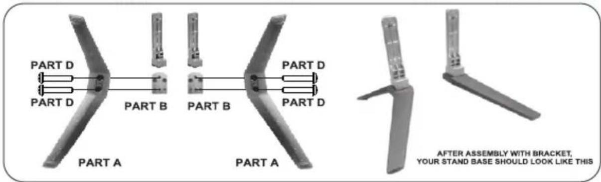 PHILIPS 32PFL4532 - Stand Assembly Instruction:49PFL4552/V7 - 2