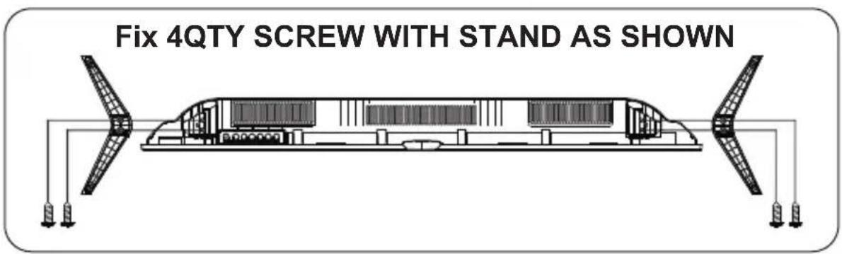 PHILIPS 32PFL4532 - Stand Assembly Instruction:32PFL4532/V7 &43PFL4552/V7 - 2