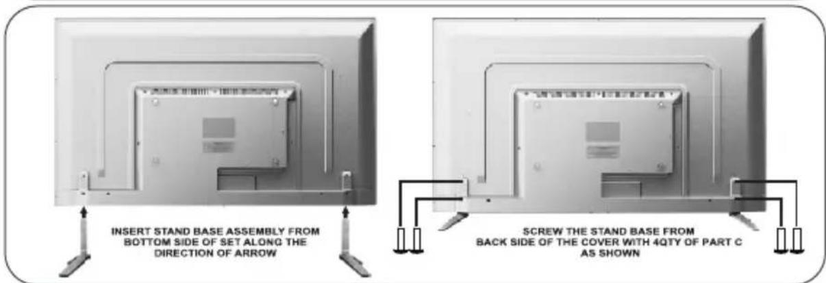 PHILIPS 32PFL4532 - Stand Assembly Instruction:49PFL4552/V7 - 3
