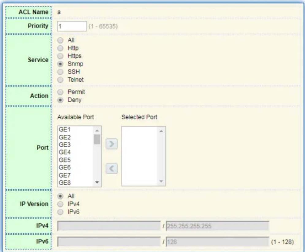 AIRLIVE L3POE-XGS4804-400 - Management ACL - 4