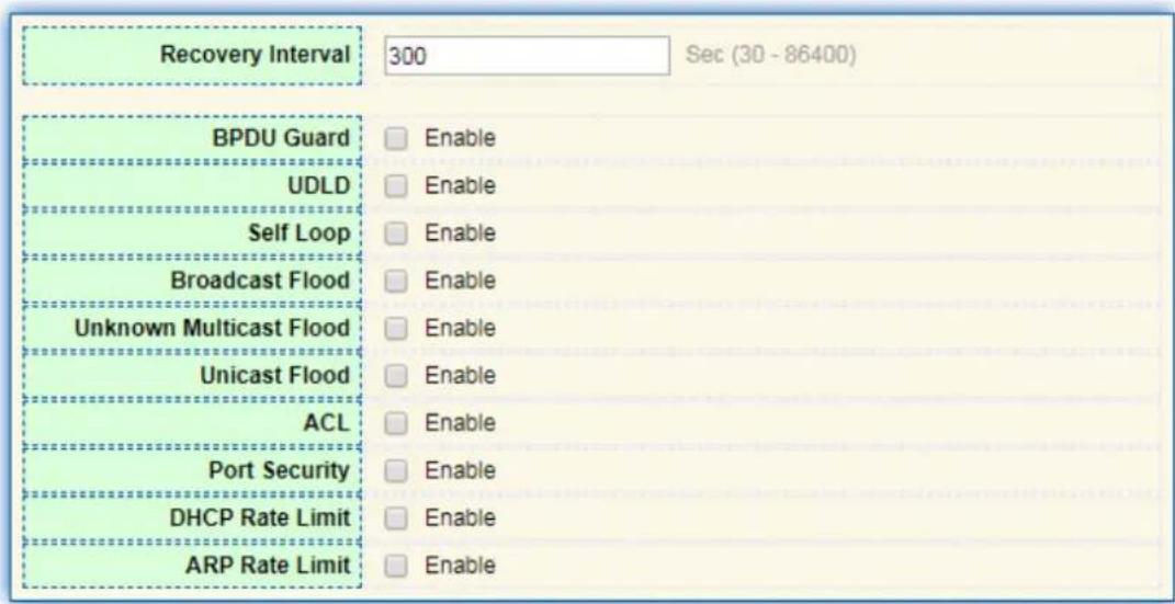 AIRLIVE L3POE-XGS4804-400 - Error Disabled - 1