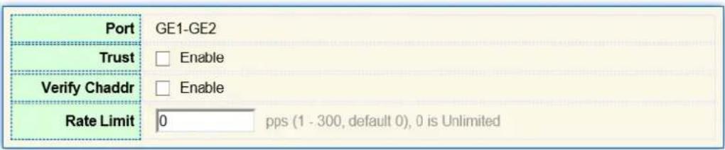AIRLIVE L3POE-XGS4804-400 - Edit Port Setting - 1
