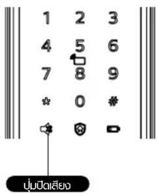 1 2 3 4 5 6 7 8 9 * 0 # 0 0 ปุ่มปีดเสียง