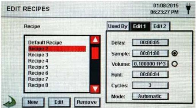 PCE Instruments PQC 21 - Edit 1 Tab - 1