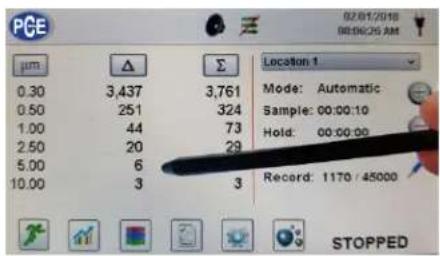 PCE Instruments PQC 21 - 5-2 Display - 1