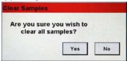 PCE Instruments PQC 21 - Clear All Samples - 1