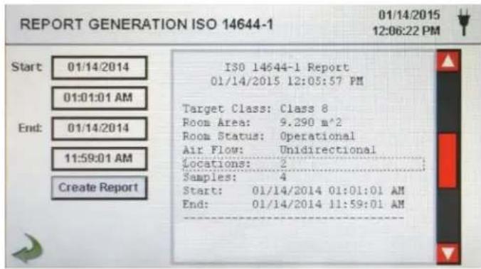 PCE Instruments PQC 20 - Sample Report Screen - 1